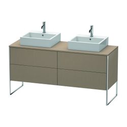 Duravit XSquare Konsolenwaschtischunterbau bodenst. 548x1600x778mm B, ohne KSP Lei... DURAVIT-XS4927B7575 4053424565897 (Abb. 1)