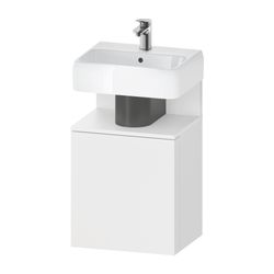 Duravit Qatego Waschtischunterbau wandh. 350x440x645mm L, Mattweiß, Dekor, Nis... DURAVIT-QA4076L18180000 4067116099560 (Abb. 1)