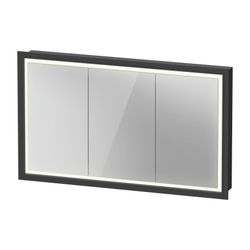 Duravit L-Cube Spiegelschrank Einbau 155x1200x700mm, Graphit, 3 Türen L, 4 Gla... DURAVIT-LC7653049492000 4067116103496 (Abb. 1)