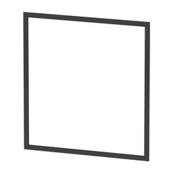 Duravit L-Cube Einbaurahmen, Aufsatz, 700x10x751mm, Zerlegt, Graphit Aluminium... DURAVIT-LC9685049490000 4067116303636 (Abb. 1)