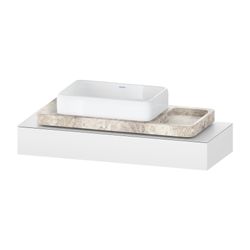 Duravit Qatego Konsole 480x1200-2000x170mm, 1 Ausschnitt/Waschplatz, Mattweiß,... DURAVIT-QA4699018180000 4067116204629 (Abb. 1)