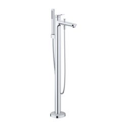 Duravit Wave Einhebel-Wannenmischer bodenstehend, Chrom, Höhe 947mm, Ausladung 22... DURAVIT-WA5250000010 4067116105957 (Abb. 1)