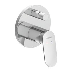Duravit Wave Einhebelmischer Unterputz Set, 2 Verbraucher, Chrom, 24l/min, Rosett... DURAVIT-WA4210008010 4067116105605 (Abb. 1)