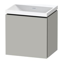 Duravit L-Cube Waschtisch-Set C-shaped wh Dekor 350x450x480mm, 1 Tür L, Betong... DURAVIT-LC6948N07070000 4067116106381 (Abb. 1)