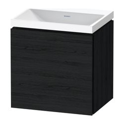 Duravit L-Cube Waschtisch-Set C-shaped wh Dekor 350x450x480mm, 1 Tür L, Eiche ... DURAVIT-LC6948N16160000 4067116106404 (Abb. 1)