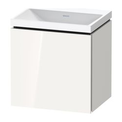 Duravit L-Cube Waschtisch-Set C-shaped wh Dekor 350x450x480mm, 1 Tür L, Weiß H... DURAVIT-LC6948N22220000 4067116106435 (Abb. 1)
