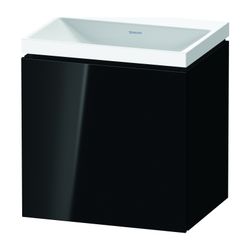 Duravit L-Cube Waschtisch-Set C-shaped wh Echtholzfurnier 350x450x480mm 1 Tür ... DURAVIT-LC6949N40400000 4067116106954 (Abb. 1)