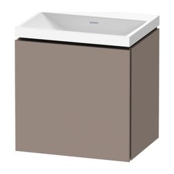 Duravit L-Cube Waschtisch-Set C-shaped wh Dekor 350x450x480mm, 1 Tür L, Basalt... DURAVIT-LC6948N43430000 4067116106480 (Abb. 1)