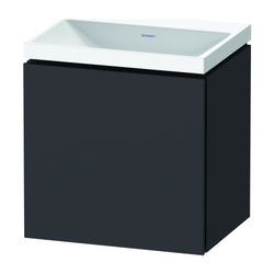 Duravit L-Cube Waschtisch-Set C-shaped wh Dekor 350x450x480mm, 1 Tür L, Graphi... DURAVIT-LC6948N80800000 4067116106558 (Abb. 1)