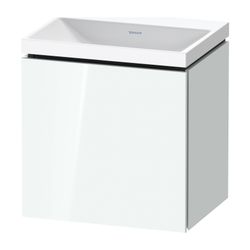Duravit L-Cube Waschtisch-Set C-shaped wh Dekor 350x450x480mm, 1 Tür L, Weiß H... DURAVIT-LC6948N85850000 4067116106589 (Abb. 1)