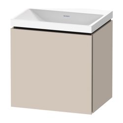 Duravit L-Cube Waschtisch-Set C-shaped wh Dekor 350x450x480mm, 1 Tür L, Taupe ... DURAVIT-LC6948N91910000 4067116106619 (Abb. 1)