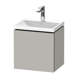 Duravit L-Cube Waschtisch-Set C-shaped wh Dekor 350x450x480mm, 1 Tür L, Betong... DURAVIT-LC6948O07070000 4067116106626 (Abb. 1)
