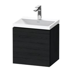 Duravit L-Cube Waschtisch-Set C-shaped wh Dekor 350x450x480mm, 1 Tür L, Eiche ... DURAVIT-LC6948O16160000 4067116106640 (Abb. 1)