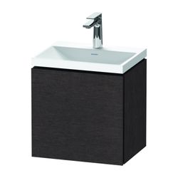 Duravit L-Cube Waschtisch-Set C-shaped wh Echtholzfurnier 350x450x480mm 1 Tür ... DURAVIT-LC6949O72720000 4067116107241 (Abb. 1)