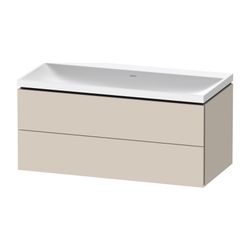 Duravit L-Cube Waschtisch-Set C-shaped wh Dekor, 480x1000x480mm, Taupe SM, 2 S... DURAVIT-LC6952N83830000 4067116110760 (Abb. 1)