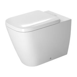 Duravit Happy D.2 Stand WC 570x365x400mm, Weiß HG, Back to wall, 4,5/3l, Tiefspüler... DURAVIT-2159090000 4021534856105 (Abb. 1)
