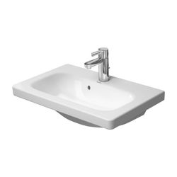 Duravit DuraStyle Waschtisch 400x635x170mm Compact WonderGliss Weiß Hochglanz Rech... DURAVIT-23376300001 4053424114989 (Abb. 1)