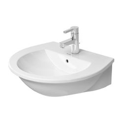 Duravit Waschtisch Darling New 480x550x175mm wandh. Weiß Hochglanz, Halbrund, Wond... DURAVIT-26215500001 4021534606120 (Abb. 1)