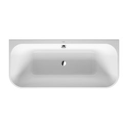 Duravit Happy D.2 Plus Badewanne 480x800x1800mm, 180l, Weiß, Rechteckig, Vorwa... DURAVIT-700451800000000 4053424727820 (Abb. 1)