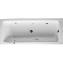 Duravit D-Code Whirlwanne Rechteckig, Einbau, 700x1700x420mm, Jet Project, 1 R... DURAVIT-760097000JP1000 4053424066080 (Abb. 1)