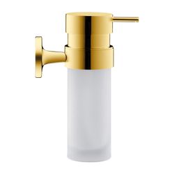 Duravit Starck T Seifenspender 126x60x176mm, Gold poliert/Mattweiß, Messing, 0,2l, ... DURAVIT-0099353400 4067116086935 (Abb. 1)