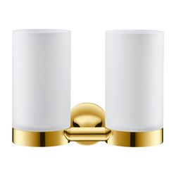 Duravit Starck T Zahnputzbecher doppelt wandhäng., Position R L, 170x98x140mm, Gold... DURAVIT-0099483400 4067116087222 (Abb. 1)