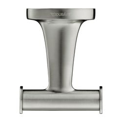 Duravit Starck T Handtuchhaken 76x60x50mm, Edelstahl gebürstet... DURAVIT-0099307000 4067116086768 (Abb. 1)