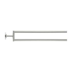 Duravit Starck T Handtuchhalter 486x88x57mm, Edelstahl gebürstet, Messing, 2 Arme, ... DURAVIT-0099417000 4067116086799 (Abb. 1)
