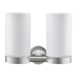 Duravit Starck T Zahnputzbecher doppelt wandhäng., Position R L, 170x98x140mm, Edel... DURAVIT-0099487000 4067116087239 (Abb. 1)