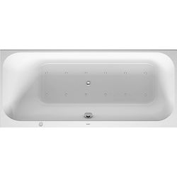 Duravit Happy D.2 Plus Whirlwanne rechteckig, Einbau, 700x1600x480mm Air-Syste... DURAVIT-760308000AS0000 4053424453347 (Abb. 1)