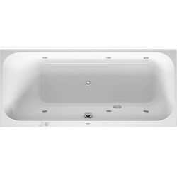Duravit Happy D.2 Plus Whirlwanne rechteckig, Einbau, 700x1600x480mm Jet-Syste... DURAVIT-760308000JS1000 4053424071787 (Abb. 1)