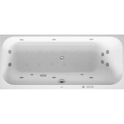 Duravit Happy D.2 Plus Whirlwanne rechteckig Einbau, 750x1700x480mm Combi-Syst... DURAVIT-760313000CE1000 4053424072081 (Abb. 1)