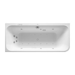Duravit Happy D.2 Plus Whirlwanne rechteckig, Ecke L, 800x1800x480mm Combi-Sys... DURAVIT-760316000CP1000 4053424072234 (Abb. 1)