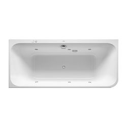 Duravit Happy D.2 Plus Whirlwanne rechteckig, Ecke L, 800x1800x480mm, Jet-Syst... DURAVIT-760449800JS1000 4053424736129 (Abb. 1)