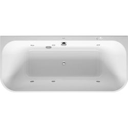 Duravit Happy D.2 Plus Whirlwanne rechteckig, Vorwand, 800x1800x480mm Jet-Syst... DURAVIT-760451800JS1000 4053424736228 (Abb. 1)