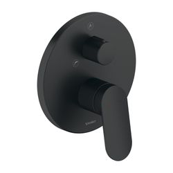 Duravit Wave Einhebel-Wannenmischer Unterputz, 2 Verbraucher, Mattschwarz, 22,5l/... DURAVIT-WA5210012046 4067116317190 (Abb. 1)