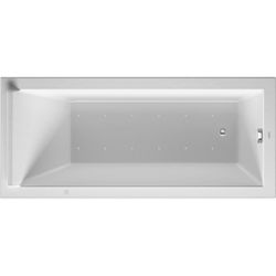 Duravit Starck Wannen Whirlwanne Rechteckig, Einbau, 750x1700x480mm Air-System... DURAVIT-760335000AS0000 4053424453521 (Abb. 1)