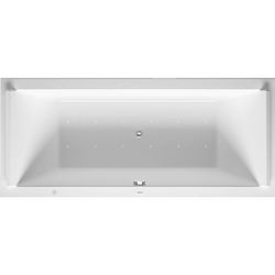Duravit Starck Wannen Whirlwanne rechteckig Einbau, 800x1800x480mm Air-System,... DURAVIT-760338000AS0000 4053424453552 (Abb. 1)