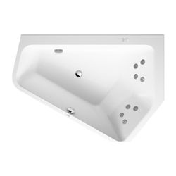 Duravit Paiova Whirlwanne 5 Fünfeck Einbau Ecke R 1300x1770x460mm Jet-System 2... DURAVIT-760391000JS1000 4053424073682 (Abb. 1)