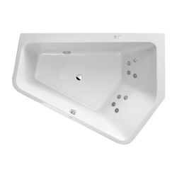 Duravit Paiova Whirlwanne 5 Fünfeck Einbau Ecke R 1400x1900x460mm Jet-System 2... DURAVIT-760393000JS1000 4053424073798 (Abb. 1)