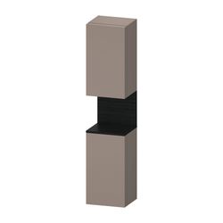 Duravit Qatego Hochschrank Dekor 360x400x1760mm Basalt Matt/Eiche Mattschwarz,... DURAVIT-QA1346L16430000 4067116207897 (Abb. 1)