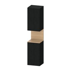Duravit Qatego Hochschrank Dekor 360x400x1760mm Eiche Mattschwarz/Natur Eiche ... DURAVIT-QA1346R30160000 4067116209358 (Abb. 1)