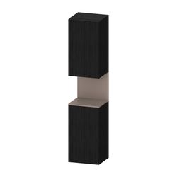 Duravit Qatego Hochschrank Dekor 360x400x1760mm Eiche Mattschwarz/Basalt Matt,... DURAVIT-QA1346L43160000 4067116207583 (Abb. 1)