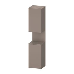 Duravit Qatego Hochschrank Dekor 360x400x1760mm Basalt Matt, 2 Türen L, Griffl... DURAVIT-QA1346L43430000 4067116206395 (Abb. 1)