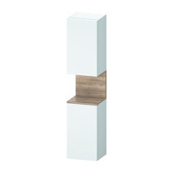 Duravit Qatego Hochschrank Dekor 360x400x1760mm Mattweiß/Eiche Marmoriert Matt... DURAVIT-QA1346L55180000 4067116208207 (Abb. 1)