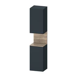 Duravit Qatego Hochschrank Dekor 360x400x1760mm Graphit Matt/Eiche Marmoriert ... DURAVIT-QA1346R55490000 4067116209556 (Abb. 1)