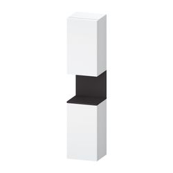 Duravit Qatego Hochschrank Dekor 360x400x1760mm Mattweiß/Graphit SM, 2 Türen R... DURAVIT-QA1346R80180000 4067116209631 (Abb. 1)