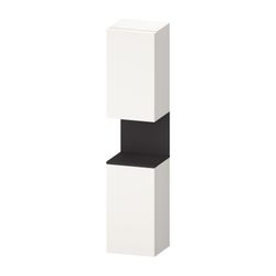 Duravit Qatego Hochschrank Dekor 360x400x1760mm Weiß SM/Graphit SM, 2 Türen R,... DURAVIT-QA1346R80840000 4067116209730 (Abb. 1)