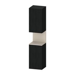 Duravit Qatego Hochschrank Dekor 360x400x1760mm Eiche Mattschwarz/Taupe SM, 2 ... DURAVIT-QA1346L83160000 4067116208474 (Abb. 1)