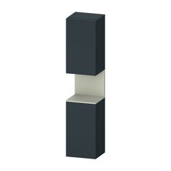 Duravit Qatego Hochschrank Dekor 360x400x1760mm Graphit Matt/Taupe SM, 2 Türen... DURAVIT-QA1346L83490000 4067116208450 (Abb. 1)